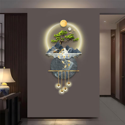 LED 3D Wall Art Decor Sculptural Panel